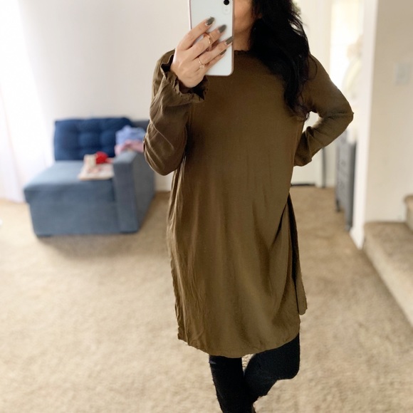 H&M Dark Green Dress - Picture 2 of 7